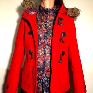 Stradivarius Red winter Jacket